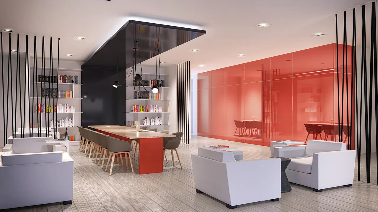 159SW: 3D interior rendering (gallery view 2)