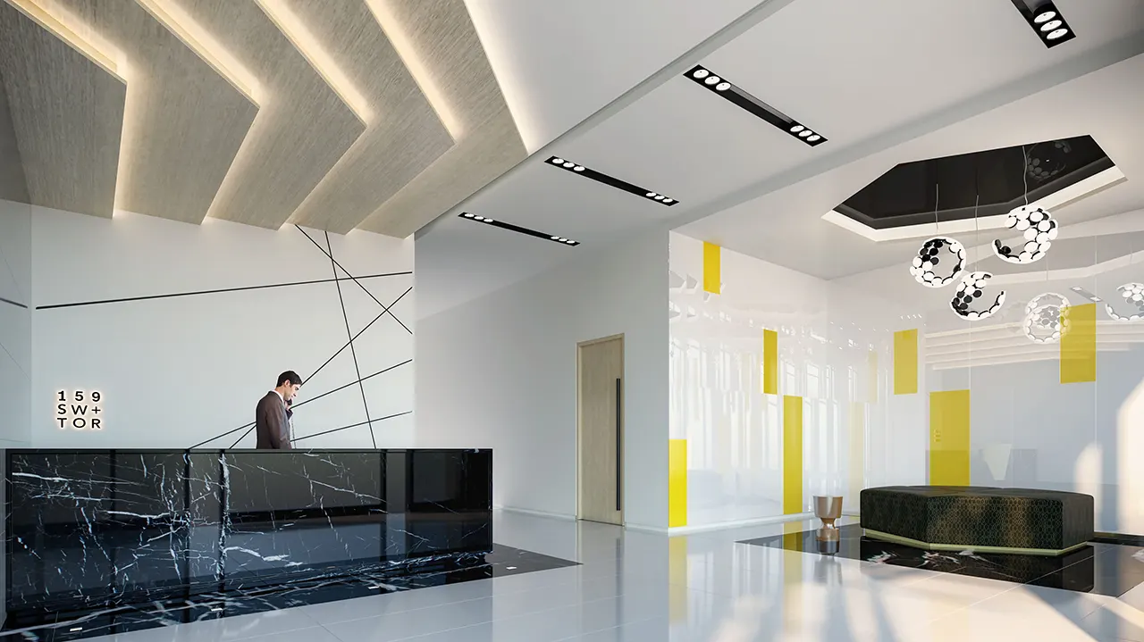 159SW: 3D interior rendering (gallery view 5)