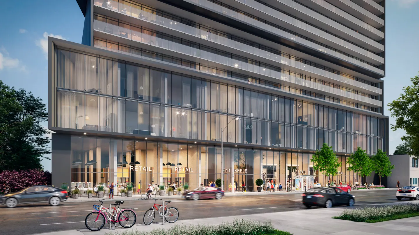 Keele & St. Clair: 3D exterior rendering (gallery view 2)