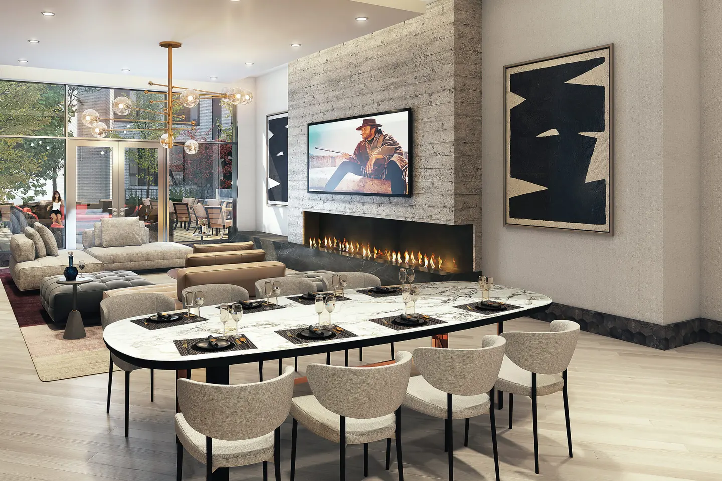 Reunion Crossing: 3D interior rendering (gallery view 5)