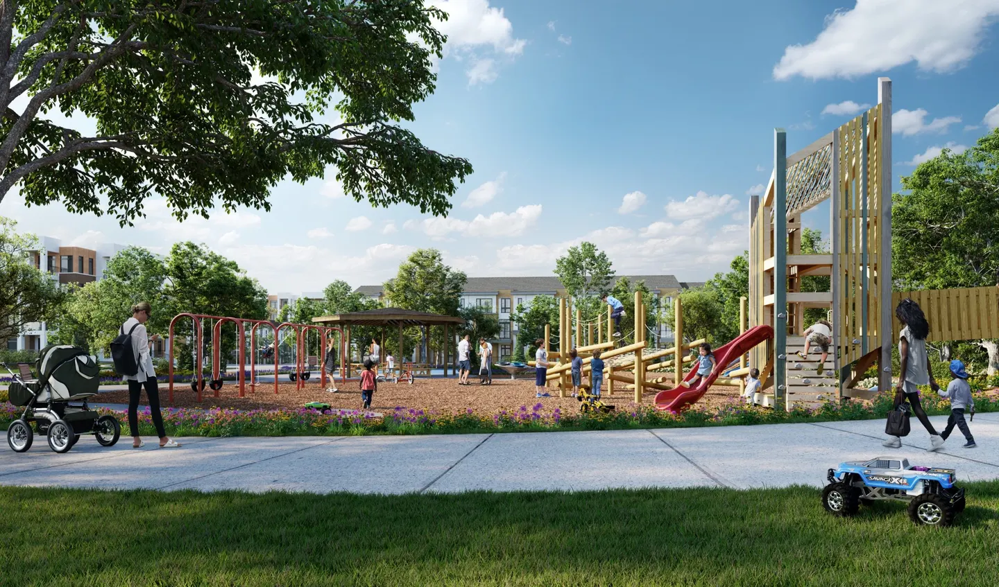 Keelesdale: 3D exterior rendering (gallery view 5)