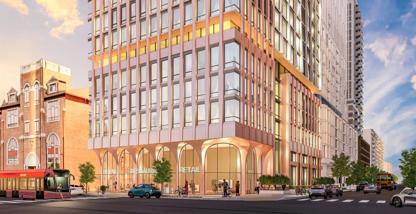 Bathurst & St. Clair: 3D exterior rendering (gallery view 2)